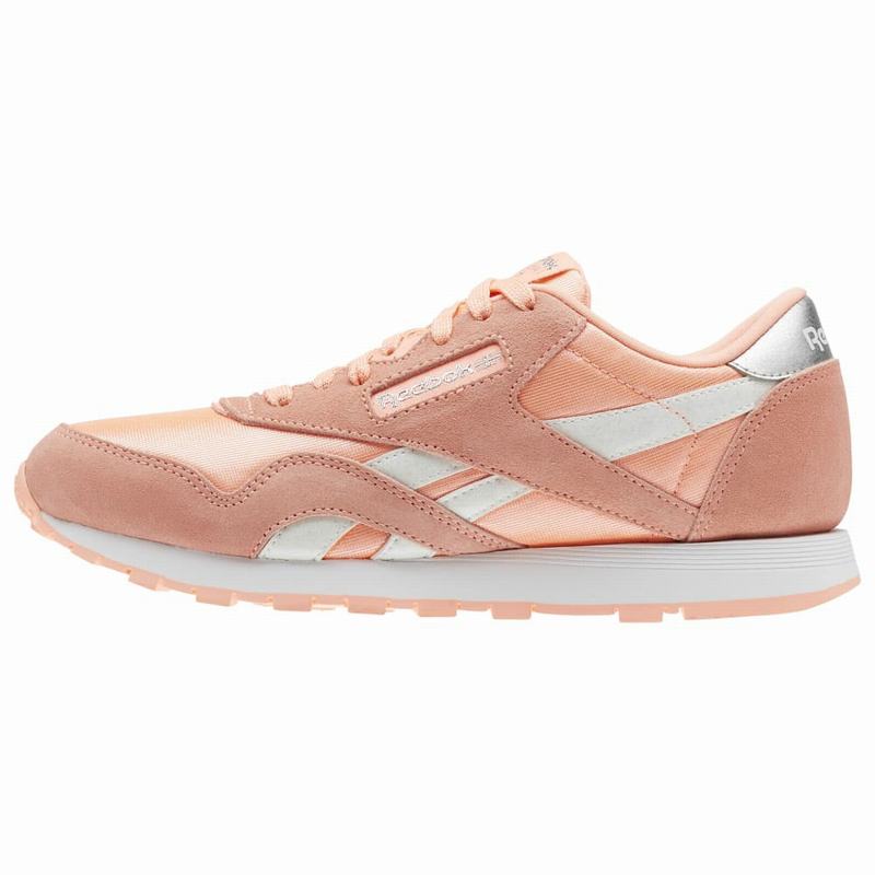 Tenisi Reebok Classic Nylon Fete Portocalii Romania XD2323NV